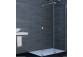 Door shower sliding Huppe Xtensa 110-120, right, glass transparent black profil