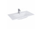 Vanity washbasin Elita Skappa, 80x47cm, z overflow, white