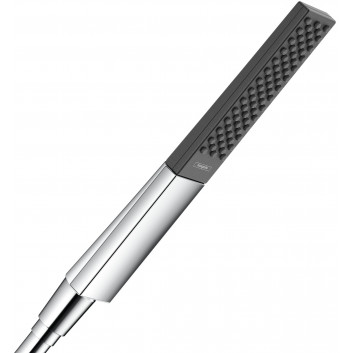 Shower head Hansgrohe Rainfinity 100 1jet, 1-strumieniowa, black mat