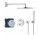 Shower set Grohe Grohtherm, concealed, overhead shower 310mm, mixer thermostatic, chrome