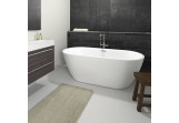 Bathtub freestanding Riho Inspire, 160x75cm, white shine