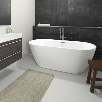 Bathtub freestanding Riho Inspire, 180x80cm, white