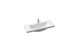 Vanity washbasin/drop in Marmorin Talia 80, 800x310x140 mm white