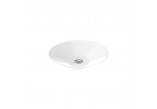 Countertop washbasin Marmorin Spot 463x463x105 mm without overflow i without tap hole white