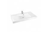 Vanity washbasin/drop in Marmorin Moira BIS 1000x500x140 mm without overflow white