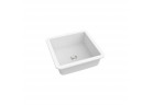 Under-countertop washbasin Marmorin Lena IV 448x448x167 mm without tap hole i without overflow white