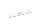 Vanity washbasin/hanging/regulowana Marmorin Moira BIS 2500, 600-2500x500x140 mm on special order white 