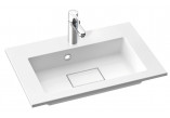 Vanity washbasin/drop in Marmorin Lira 60, 602x390x117 mm white 
