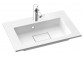 Vanity washbasin/drop in Marmorin Lira 50, 502x390x117 mm white 