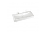 Vanity washbasin/countertop Marmorin Ceto 130, 1300x550x150 mm white 