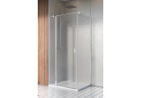 Door shower Radaway Nes KDJ II 100, left, 1000x2000mm, silver profil