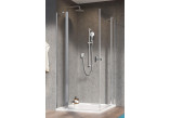 Shower cabin Radaway Nes KDD II 90, part right, 900x2000mm, profil chrome