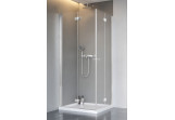 Shower cabin Radaway Nes KDD II 80, part right, door folding, 800x2000mm, profil chrome