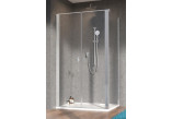 Side panel S2 70 Radaway Nes KDS II, przejrzysta, 700x2000mm, profil chrome