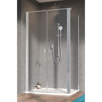 Door shower Radaway Nes KDS II 120, left, 1200x2000mm, silver profil