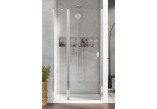Door shower for recess installation Radaway Nes DWJ II 80, transparent, left, 780-810x2000mm, profil chrome