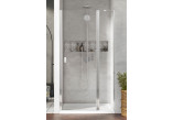 Door shower for recess installation Radaway Nes DWJ II 110, transparent, right, 1080-1110x2000mm, profil chrome