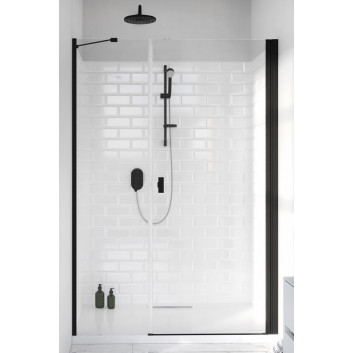 Door shower Radaway Nes KDS II 120, left, 1200x2000mm, silver profil