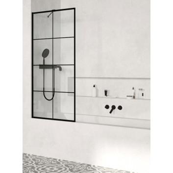Door shower Radaway Nes KDS II 120, left, 1200x2000mm, silver profil