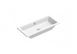Recessed washbasin lub under-countertop Catalano Zero, 80x37cm, white
