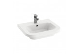 Wall-hung washbasin Ravak Chrome, ceramic, 55x47cm, white