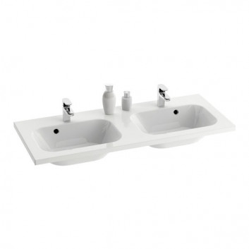 Countertop washbasin Ravak Solo, konglomeratowa, 58x40cm, white