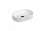 Countertop washbasin Ravak Ceramic Slim O, 55x37cm, white