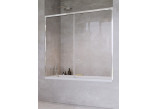 Parawan nawannowy Radaway Idea PN DWJ 160, lewy, przesuwny, glass transparent, 160x150cm, profil chrome