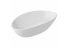 Countertop washbasin Omnires Barcelona, oval, 59x36cm, white