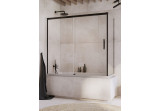 Door sliding nawannowe Radaway Idea Black PN DWJ+S 160, left, glass transparent, 160x150cm, black profil