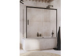 Door sliding nawannowe Radaway Idea Black PN DWJ+S 150, right, glass transparent, 150x150cm, black profil