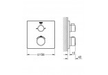 GROHE Grohtherm Thermostatic Bath tap do obsługi dwóch wyjść wody