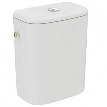 Close coupled cistern WC Ideal Standard Tesi, dopływ wody z dołu, white