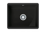 Zlewozmywak Franke Kubus KBK 110-50, 545x445mm, black mat