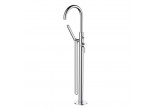 Bath mixer freestanding Oltens Molle, with shower set, chrome