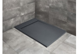 Shower tray rectangular Radaway Teos F, 130x80 cm, conglomerateowy, antracytowy