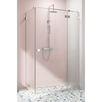 Door shower for recess installation Radaway Espera Pro DWJ 160, right, 1600x2000mm, ciche domykanie, profil chrome