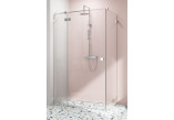Part right cabins Radaway Essenza Pro Black PDD, 1000x2000mm, glass transparent, gold profil
