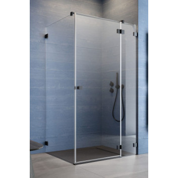 Part right cabins Radaway Essenza Pro Black PDD, 1000x2000mm, glass transparent, gold profil