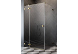 Door cabins Radaway Essenza Pro Gold KDJ 90, left, 900x2000mm, glass transparent, gold profil