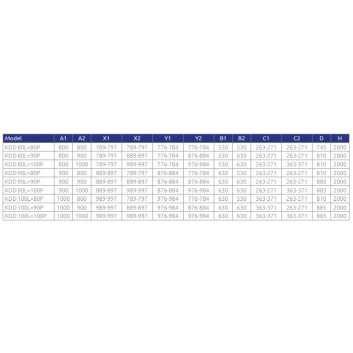 Part left cabins Radaway Essenza Pro PDD, 800x2000mm, glass transparent, profil chrome