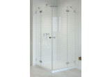 Part right cabins Radaway Essenza Pro KDD, 800x2000mm, glass transparent, profil chrome