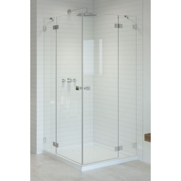 Part left cabins Radaway Essenza Pro PDD, 800x2000mm, glass transparent, profil chrome