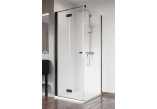 Door for shower cabin Radaway Nes 8 Black KDJ B 90, left, folding, 900x2000mm, black profil