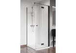 Door for shower cabin Radaway Nes 8 Black KDJ I 100, right, 1000x2000mm, black profil