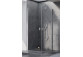 Door for shower cabin Radaway Nes 8 Black KDJ B 100, right, folding, 1000x2000mm, black profil