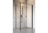 Part left cabins prysznicowej Radaway Nes 8 Black KDD I 100, glass transparent, 1000x2000mm, black profil