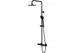Omnires Thermostatic shower system wall mounted black półmat