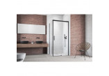 Side panel Radaway Idea Black KDJ S1 75 LEWA 73-74.5x200.5cm, glass transparent, profil black- sanitbuy.pl