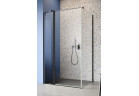 Door shower Radaway Nes Black KDJ II 100, left, 100x200cm, black profil